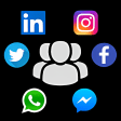 Contacts GenX - Social Profiles Groups Dialpad
