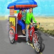 Public Tricycle Rickshaw Driving