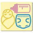 Ikona programu: 育児ログ育児日記