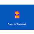 Open with Bluestacks