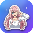 プログラムのアイコン：Anime Sticker Maker Studi…