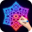 ไอคอนของโปรแกรม: Magic Doodle: Glow Art Dr…
