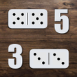 プログラムのアイコン：Fives and Threes Dominoes