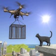 Animal Rescue Drone Flying