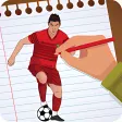 Draw  Pixel Football Players
