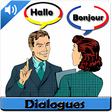 程序图标：Dialogues français allema…