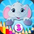 Kid Coloring Box - Doodle  Coloring 2-in-1
