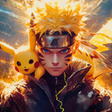 Biểu tượng của chương trình: Naruto and Pikachu Live W…