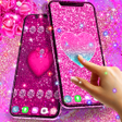 程序图标：Pink glitter live wallpap…