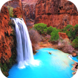 プログラムのアイコン：Waterfall Wallpaper HD
