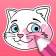 أيقونة البرنامج: Kitty Cat Coloring Pages