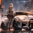 Иконка программы: Anime Girl and Sportcar L…