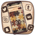 Icon of program: Wooden Jigsaw Puzzle Them…