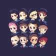 أيقونة البرنامج: KPOP Wallpaper - EXO vers…