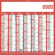 程序图标：Prénoms du calendrier