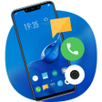Icon of program: Blue flower dew theme ml …