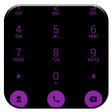 Dialer theme Flat BlackPurpl icon