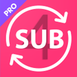Ikon program: Sub4Sub Pro - Get subscri…