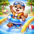 程序图标：Water Park Zoo: Talking C…