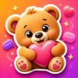 プログラムのアイコン：Teddy Bear Stickers for W…