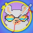 プログラムのアイコン: Cross Stitch: Color by Le…