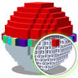 プログラムのアイコン：Kids 3D Learn Color by Nu…