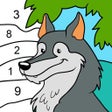 أيقونة البرنامج: Color by Number - Animals
