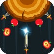 Programikonen: Shooting fruit-flying kni…