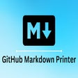 GitHub Markdown Printer