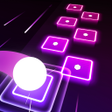ไอคอนของโปรแกรม: Hop Tiles 3D: Hit music g…