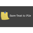 Save Text to File
