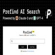 Ícone do programa: Prefind - Your AI Search …