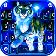 Icono de programa: Neon Blue Tiger King Keyb…