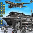 أيقونة البرنامج: Police Truck Transport Ga…
