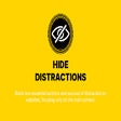 ไอคอนของโปรแกรม: Hide Distractions