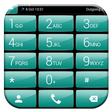 Dialer theme Gloss Green