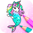 Иконка программы: Girls Coloring Game for g…
