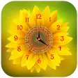 Sunflower Clock Live Wallpaper