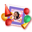 程序图标：Happy birthday photo fram…
