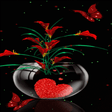 プログラムのアイコン：Heart Flowers Pot LWP