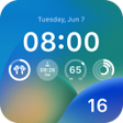 أيقونة البرنامج: Lock Screen iOS 16