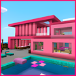 程序图标：Pink house with furniture…