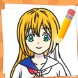 プログラムのアイコン：How to Draw Anime