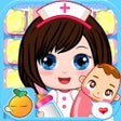 Programın simgesi: Nurse New-Born Baby Rush …