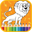 Kids Coloring Book : Cute Animals Coloring Pages