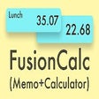 Icon of program: FusionCalc (Memo Calculat…
