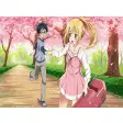 Your Lie In April New Tab Page