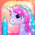 プログラムのアイコン：Unicorn Coloring Pages wi…