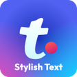 أيقونة البرنامج: Stylish Text  Fonts Keybo…