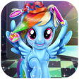 أيقونة البرنامج: Pony Games Hairstyle Dres…